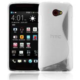 Cadorabo Case, združljiv s HTC v pol prozorni - zaščitni pokrov, narejen iz fleksibilnega silikona TPU, (20583815) | Shoptok.si