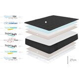 Moonia Trda vzmetnica iz pene 120x200 cm Air Black – | Shoptok.si