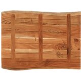 Stolna ploča 90x60x2,5 cm pravokutna bagremovo drvo živi rub | shoptok.hr