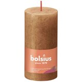 Bolsius rustične debele svijeće Shine 8 kom 100 x 50 mm smeđe | shoptok.hr