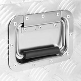  Kutija za pohranu srebrna 70 x 31 x 27 cm aluminijska | Eponuda.ba