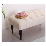 Ferrol Home Missus Bench Puf tabure krem Cene