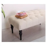 Trpezarijska klupa za gospođu 92x43x48cm krem