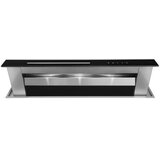 CIARKO DESIGN Moondraft 90 cm INOX/CRNO STAKLO ind. ploča za kuhanje sa integ.napom | shoptok.hr