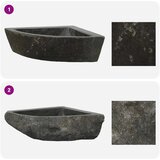  Sudoper Siva (30-37) x (30-37) x 12 cm Rijeka kamen | shoptok.hr