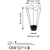 Wallity GED-016 Crni Dekorativni Metalni Pribor cene