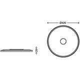 BRILONER 3392-015 - led plafonsko svetlo free LED/22W/230V prečnika 42 cm | Eponuda.com