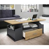 MID.YOU Klubska Miza Junata, Antracit, Barva Hrasta | Shoptok.si