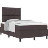 Box spring krevet Tamno smeđa 120 x 190 cm tkanina | shoptok.hr
