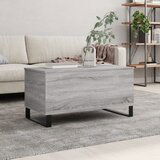 The Living Store Klubska mizica siva sonoma 90x44,5x45 cm inženirski les - Klubska Mizica, (21574508) | Shoptok.si