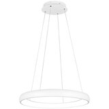  Bela LED zatemnitvena viseča svetilka s kovinskim senčilom ø 75 cm Cardona – | Shoptok.si