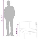  Vrtna kutna sofa s jastucima, akacija i uže | shoptok.hr