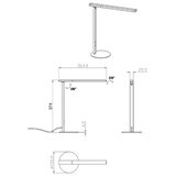  Fabas Luce 3550-30-102- LED prigušiva lampa IDEAL LED/10W/230V 3000-6000K bela | Eponuda.com