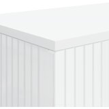 Konzolna stolica Prugasti Visoki Sjaj Bijeli 155 x 29 x 74 cm | shoptok.hr