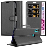 Cadorabo Honor 10 LITE/Huawei P SMART 2019 v oksidna črna - Zaščitni ovitek z magnetnim zapiranjem, stoječo funkcijo in režo za kartice, (20551220) | Shoptok.si