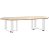  Noge za klub stolić T-oblika 2 kom Bijele 40x25x(30-31) cm Čelik | shoptok.hr