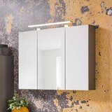Stylife Omara Z Ogledalom Mona, Siva, Osvetlitev | Shoptok.si