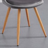 Bessagi Home stol iris, temno siva, žamet | Shoptok.si