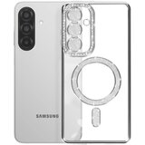 AVIZAR Diamantno ohišje za Samsung Galaxy A26 MagSafe Obris Strass, Srebrna, (5000012516) | Shoptok.si