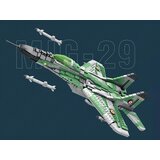  Tehnički blokovi Lovački zrakoplov dugog dometa MIG-29 1290ele ZA5800 | shoptok.hr