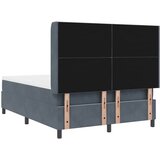  Krevet s opruga kutije Tamno siva 140 x 200 cm Baršun | shoptok.hr