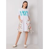 Italy Moda Dress-DHJ-SK-13117.41P-white-beige | shoptok.hr