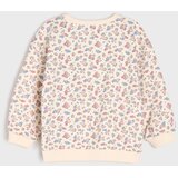 Sinsay Pamučna crewneck majica s cvjetnim motivom | shoptok.hr