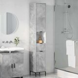 vidaXL Visoki ormarić za kupaonicu Beton siva 31.5 x 33 x 190 cm | shoptok.hr