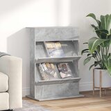  Polica za časopise s policom Betonski sivi 70 x 41 x 96 cm | shoptok.hr