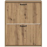  Ormar za cipele na zidu HAARLEM 71 x 17 x 86 cm Hrast artisan | shoptok.hr