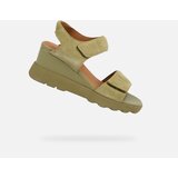 Geox Khaki Women's Wedge Shoes Spherica EC6 - Ladies Cene