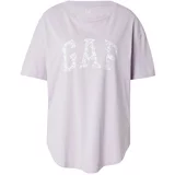 GAP Majica lavanda / bijela