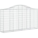  Lučne gabionske košare 11kom 200x30x100/120cm pocinčano željezo | shoptok.hr