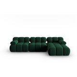 Micadoni Home Zelena baršunasta sofa 285 cm Bellis – | shoptok.hr