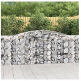  Lučne gabionske košare 4 kom 400x50x100/120cm pocinčano željezo | shoptok.hr