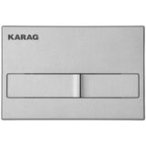 Karag WC tipka Carina krom mat, T110002 | Shoptok.si