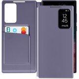 AVIZAR Usnjeno ohišje za Galaxy S22 Ultra Display Window Card Case, Lavanda, (5000013571) | Shoptok.si