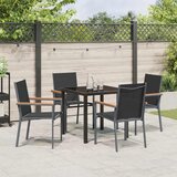  Vrtni set za objed 5 pcs Crna Čelik s prahom | Eponuda.ba