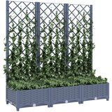  Sadilica s rešetkom tamnosiva 120 x 40 x 121 5 cm pp | shoptok.hr