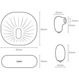 Mizzzee Električni osebni vibrator krogle 19824071 400mAh 5700RPM 360°, (21691374) | Shoptok.si