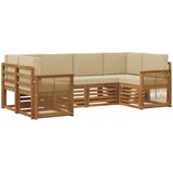  Set vanjskih sofa 5 kom. Prirodna | shoptok.hr