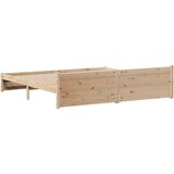 vidaXL Okvir kreveta bez madraca 180 x 200 cm od masivne borovine | shoptok.hr