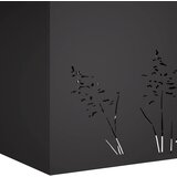  Vrtna saksija 2 kom. Crna 80 x 20 x 49 cm Čelična vrata | shoptok.hr