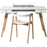 Oliver Furniture® pisaći stol sa stolicom white/oak | shoptok.hr