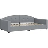  Dnevni krevet na razvlačenje svjetlosivi 100x200 cm od tkanine | shoptok.hr