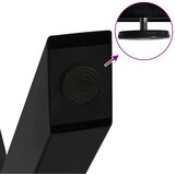  Noge za blagovaonski stol u obliku slova X, 2 kom, crne, 80 x (72-73) cm, čelik | shoptok.hr