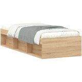  Kreveta boja hrasta sonome 75x190 cm mali za jednu osobu | shoptok.hr