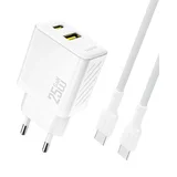 PD QC POLNILNIK 25W GA USB-A USB-C ZA APPLE IPHONE S KABLOM, (5000259934)