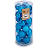  Set božićnih kuglica Plava Plastika 5 x 6 x 5 cm (12 kom.) | shoptok.hr