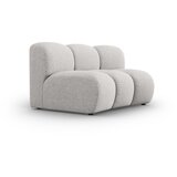 Micadoni Home svetlo siv modul za sedežno garnituro (sredinski modul) lupine | Shoptok.si